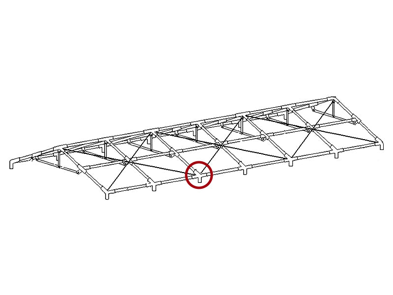 4-veis rørkobling, Ø42+Ø54mm, 110°