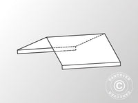 4m takduk midtseksjon til Semi PRO CombiTents®, 8x4m, PVC, hvit