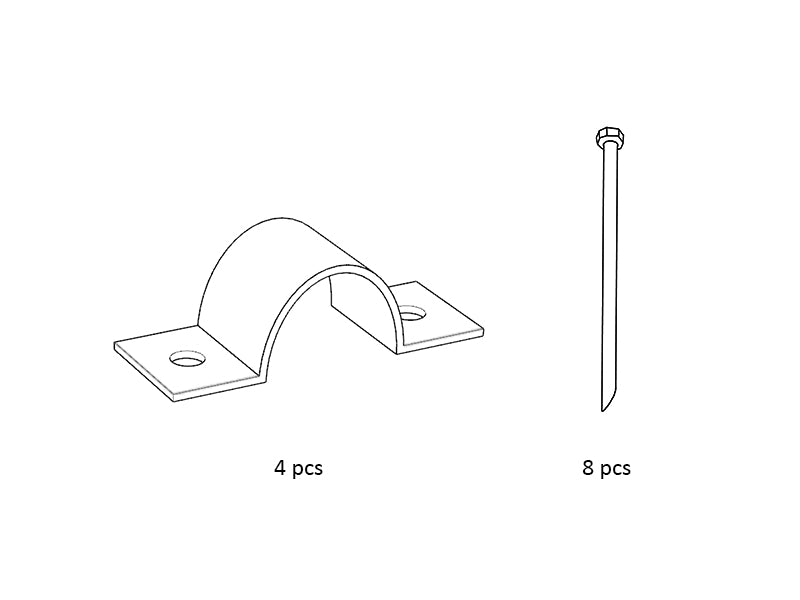 Pose m/låsepinner og beslag til Telthall PRO og Basic