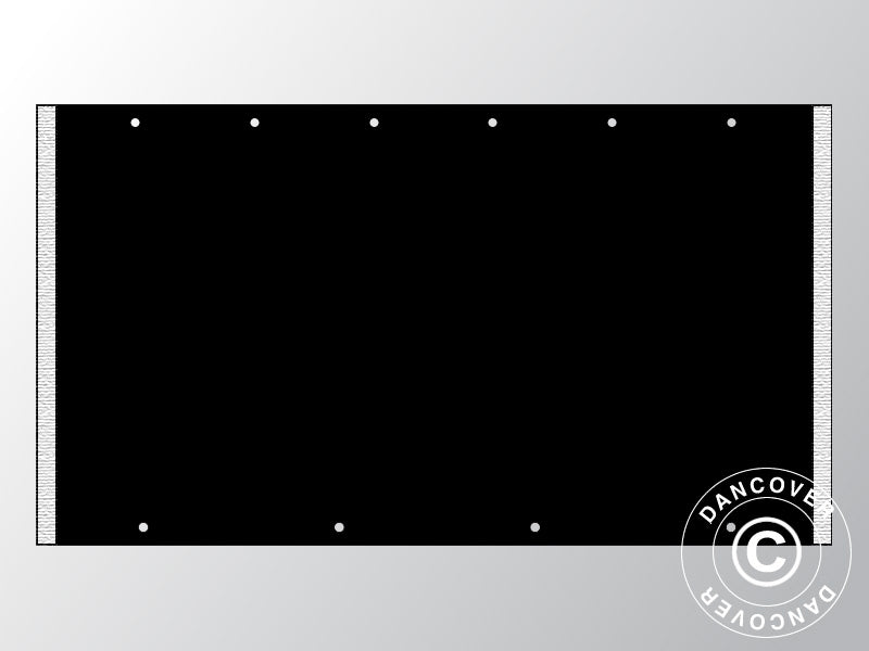 Endevegg UNICO 3m (3x3m), Svart