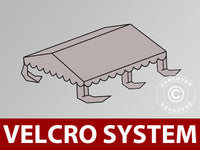 Takduk til partyteltet UNICO, PVC/Polyester, 4 x 4 m, Sand