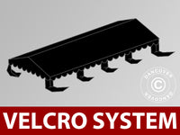 Takduk til partyteltet UNICO, PVC/Polyester, 5 x 8 m, svart