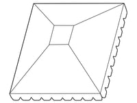 Tak til Paviljong Osiris 3x3m, mørke beige