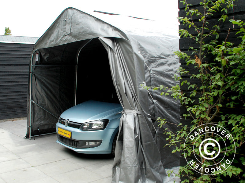 Garasjetelt PRO 3,6x8,4x2,68m PE, Grå