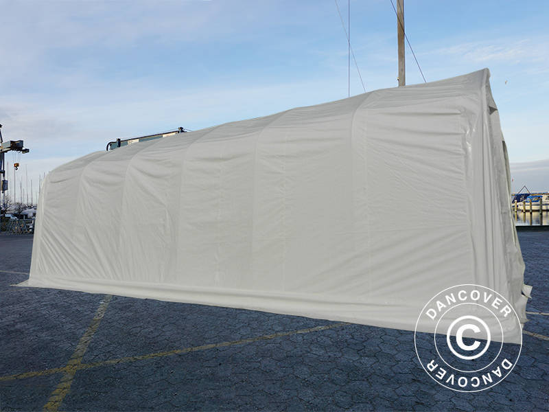 Telthall Oceancover 5,5x15x4,1x5,3m, PE, Hvit