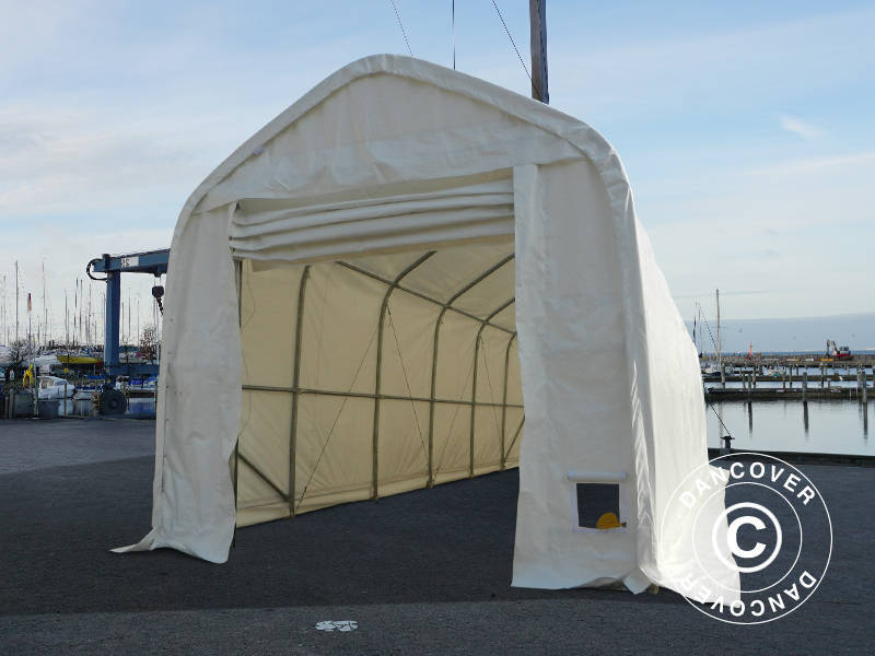 Telthall Oceancover 5,5x15x4,1x5,3m, PE, Hvit