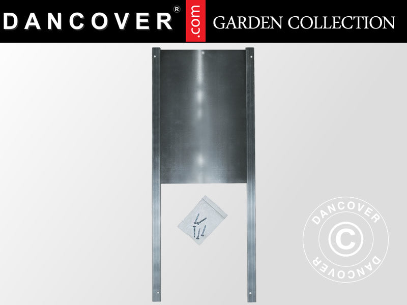 Luke til hønsehus/hønsegård, 0,2x0,32/0,6m, Aluminium