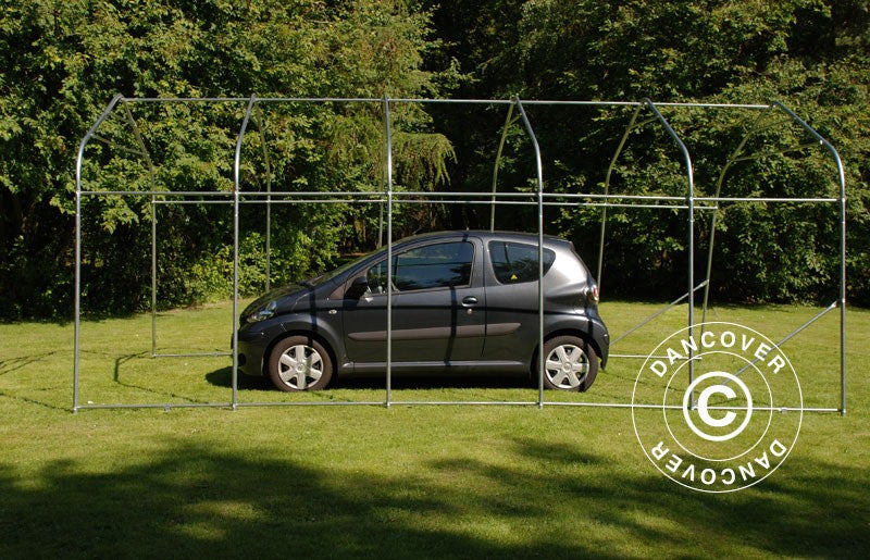 Garasjetelt PRO 3,6x6x2,68m PVC, Grå