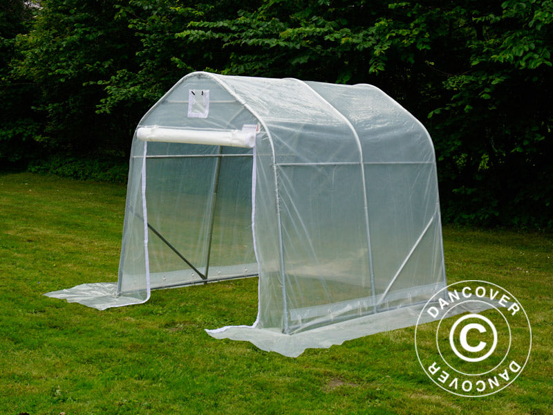 Polytunnel Drivhus, 2x2x2m, PE, 4m², Transparent