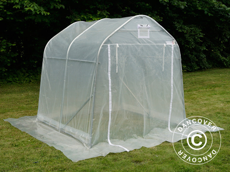 Polytunnel Drivhus, 2x2x2m, PE, 4m², Transparent