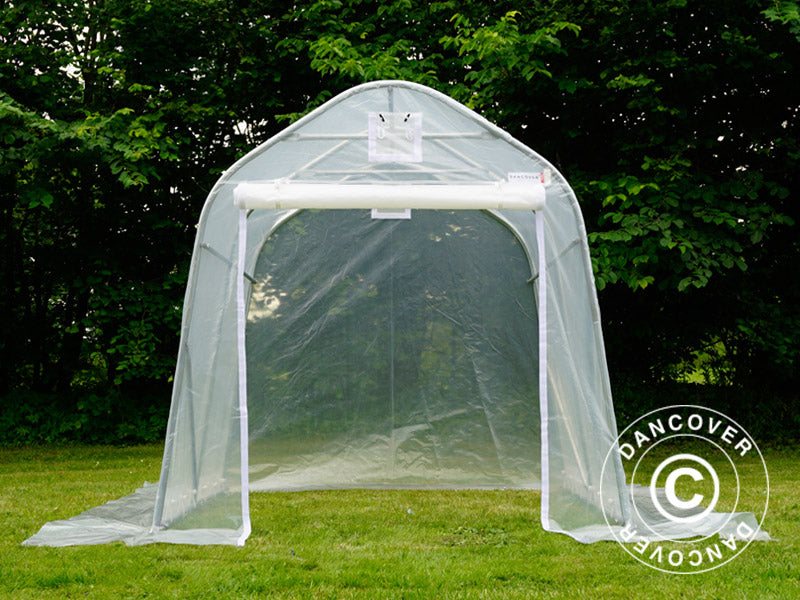 Polytunnel Drivhus, 2x2x2m, PE, 4m², Transparent