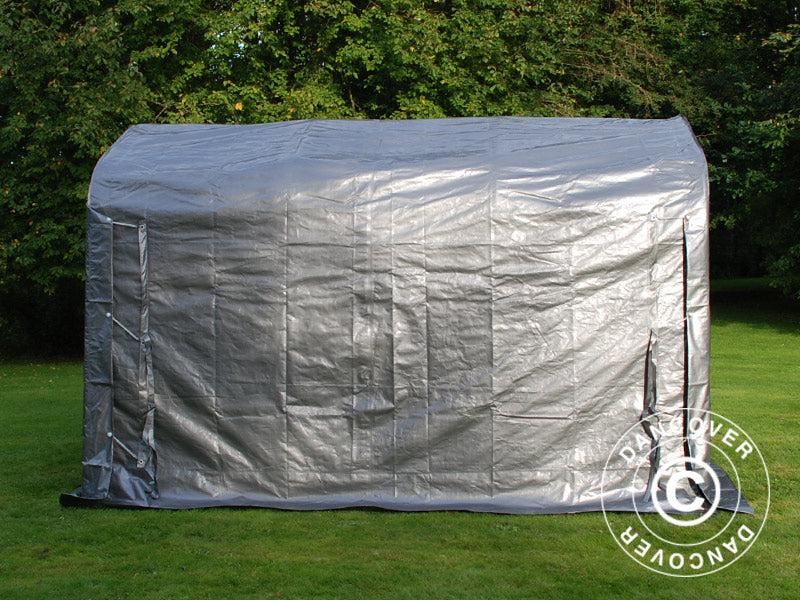 Oppbevaringstelt PRO 2,4x3,6x2,34m PE, Grå