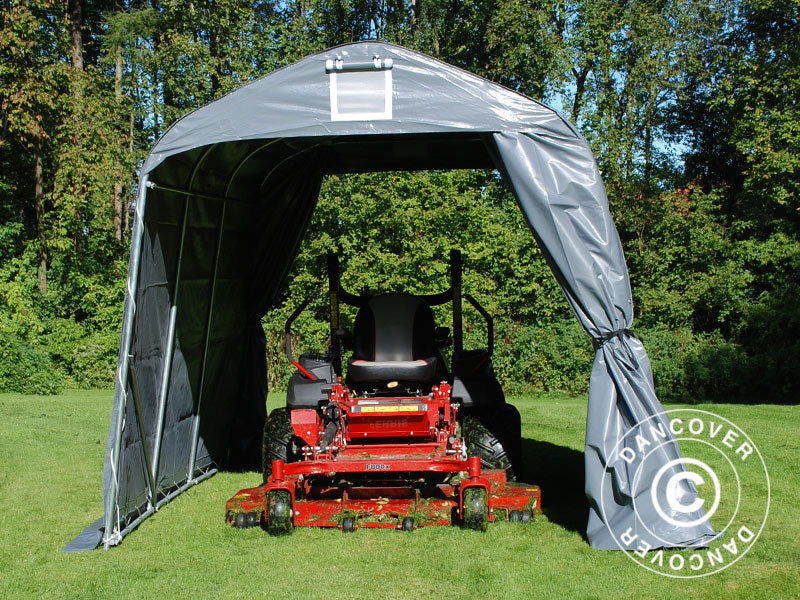 Oppbevaringstelt PRO 2,4x3,6x2,34m PVC, Grå