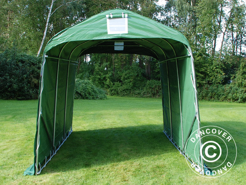 Oppbevaringstelt PRO 2,4x3,6x2,34m PVC, Grønn