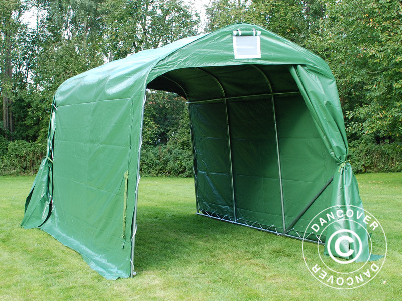 Oppbevaringstelt PRO 2,4x3,6x2,34m PVC, Grønn