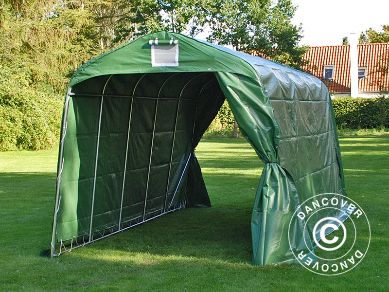 Oppbevaringstelt PRO 2,4x6x2,34m PVC, Grønn