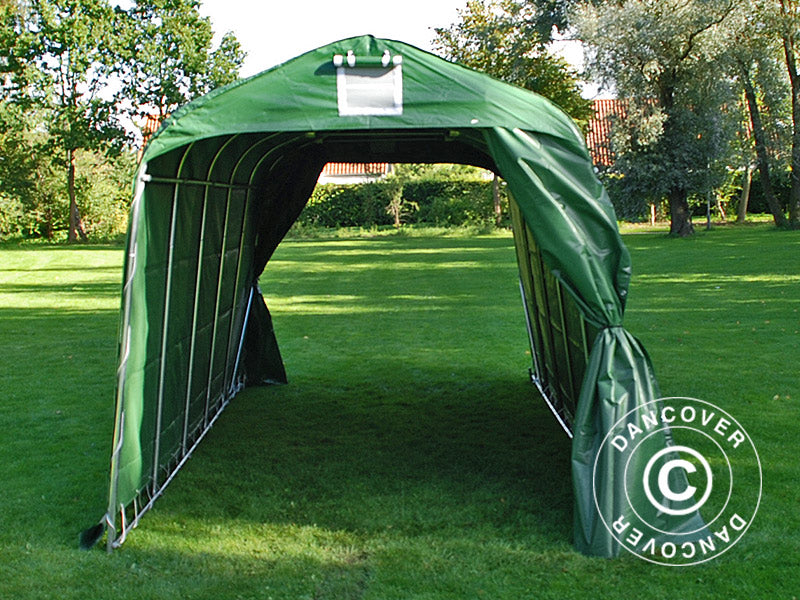 Oppbevaringstelt PRO 2,4x6x2,34m PVC, Grønn