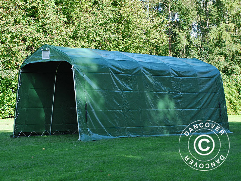 Oppbevaringstelt PRO 2,4x6x2,34m PVC, Grønn