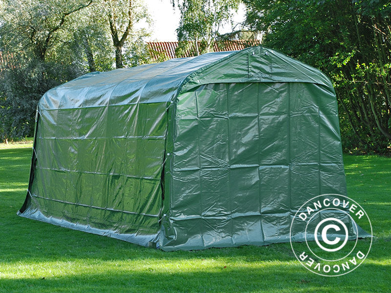Oppbevaringstelt PRO 2,4x6x2,34m PVC, Grønn