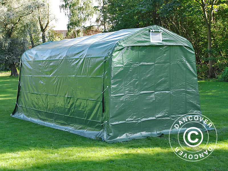 Oppbevaringstelt PRO 2,4x6x2,34m PVC, Grønn