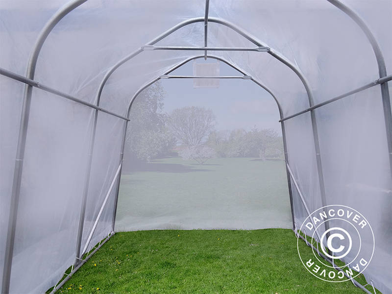 Polytunnel Drivhus, 2x3x2m, PE, 6m², Transparent