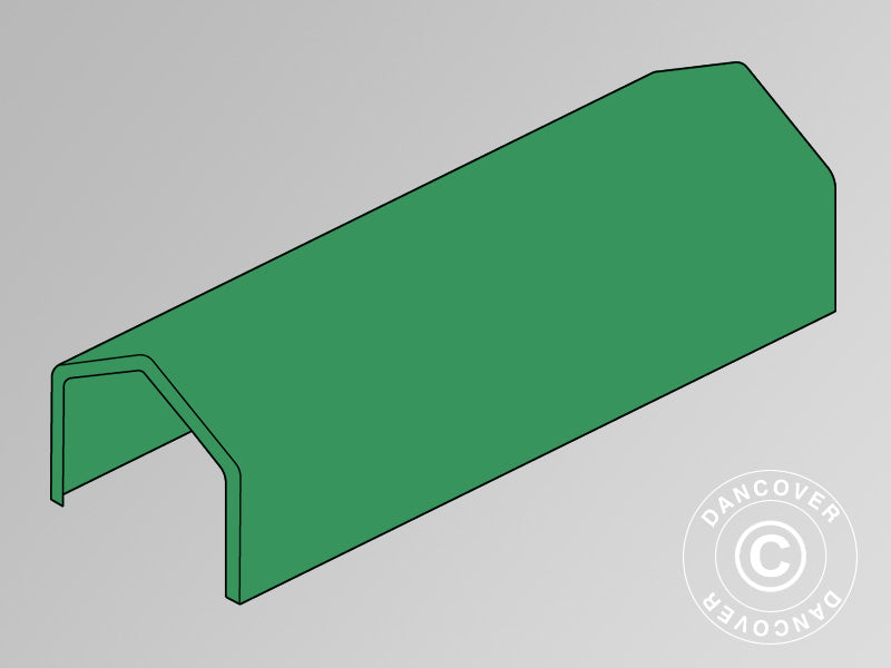 Takduk til Lagertelt PRO XL 4x12x3,5m PVC, Grønn