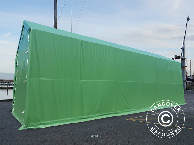 Lagertelt PRO XL 4x12x3,5x4,59m PVC, Grønn