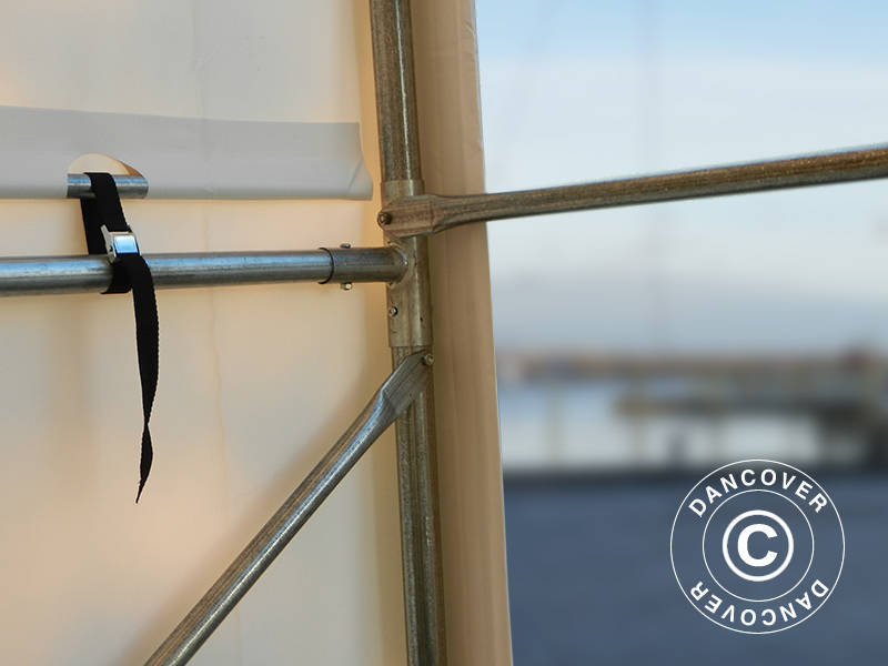 Lagertelt PRO XL 3,5x10x3,3x3,94m, PVC, Hvit