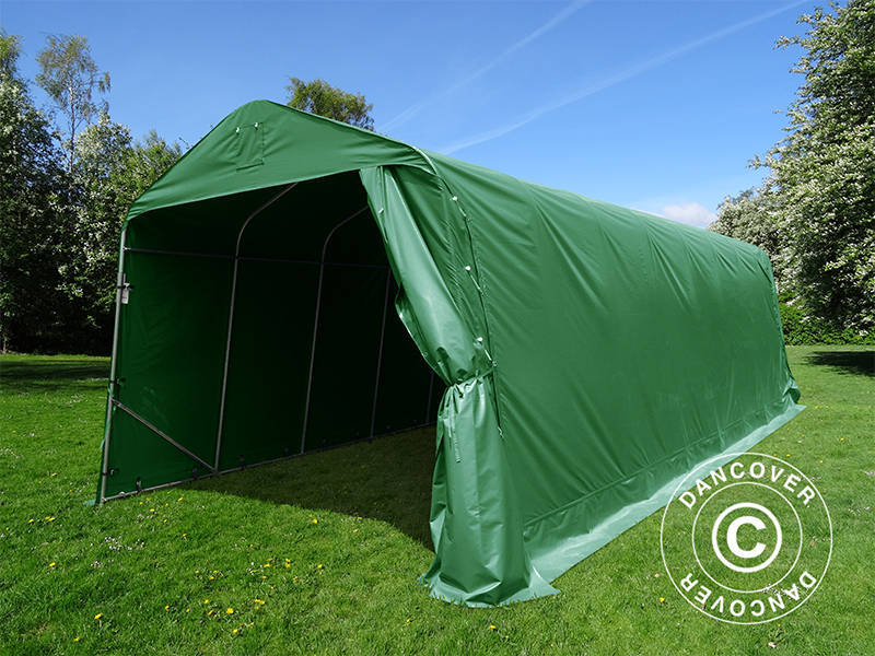 Garasjetelt PRO 3,77x9,7x3,18m PVC, Grønn