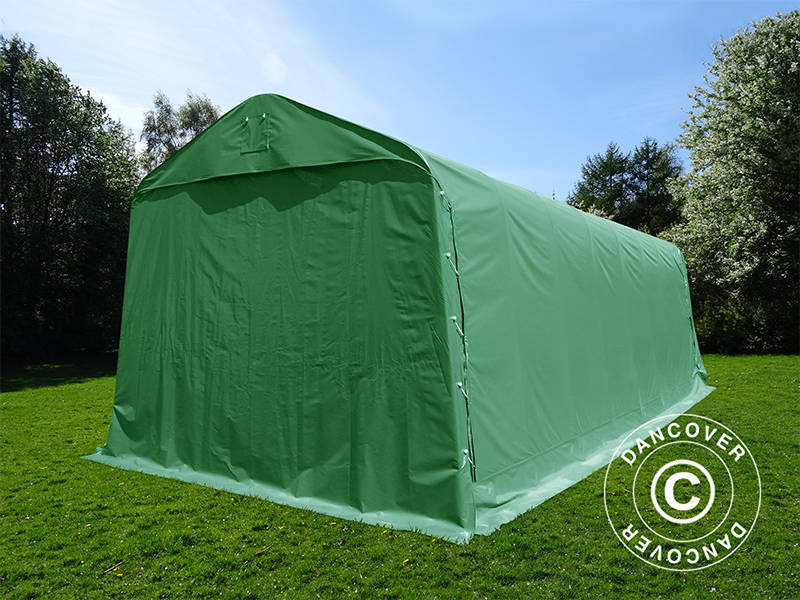 Garasjetelt PRO 3,77x9,7x3,18m PVC, Grønn