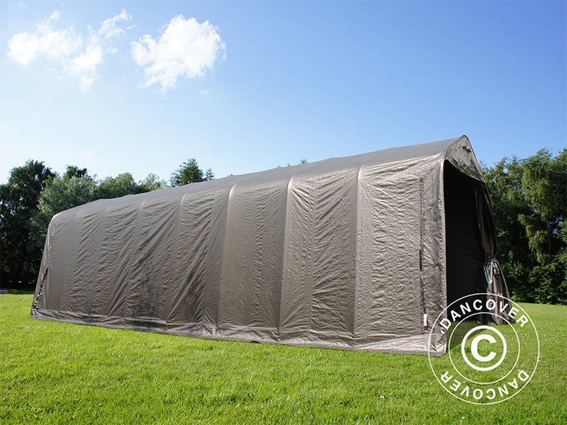 Garasjetelt PRO 3,77x9,7x3,18m PE, Grå