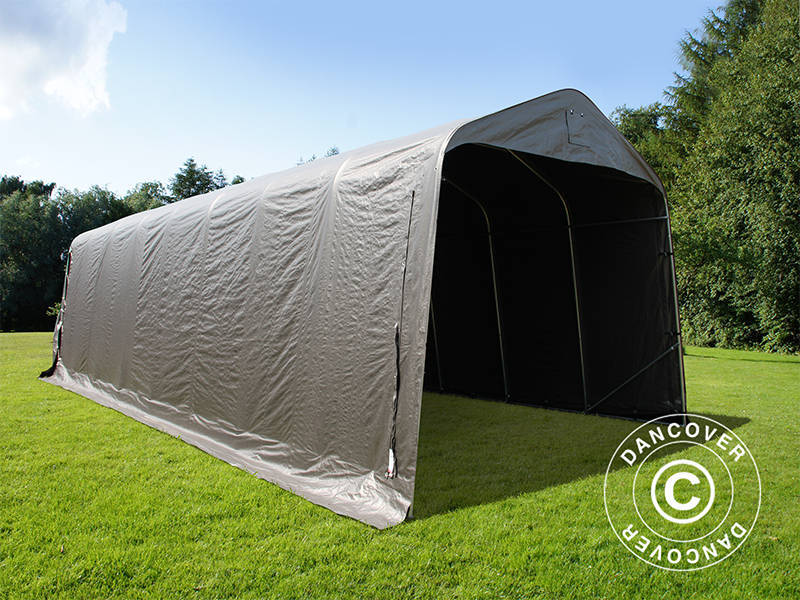 Garasjetelt PRO 3,77x9,7x3,18m PE, Grå