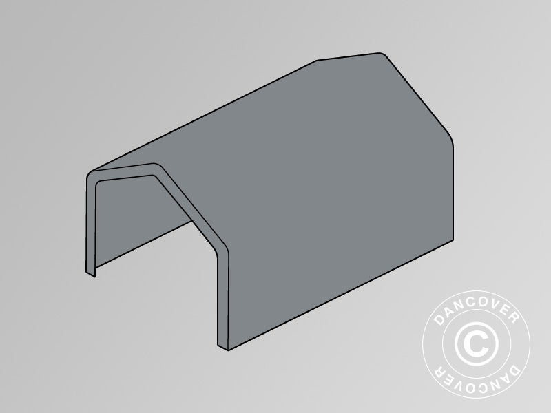 Takduk til Lagertelt PRO 4x6m PVC, grå