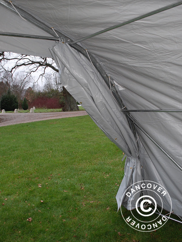 Dobbel garasjetelt 5,4x6x2,9m PVC, Grå