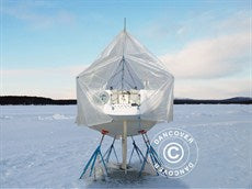 Båtstativ med utheng på båtdekk, NOA, 13m/4