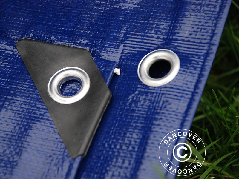 Presenning 6x12m, PE 250g/m², Blå