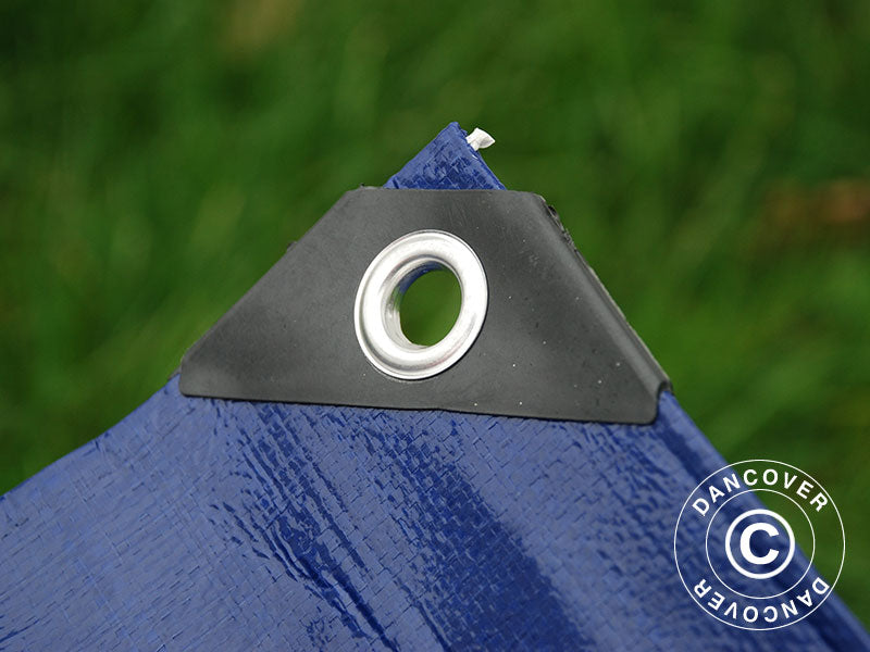 Presenning 8x10m, PE 250g/m², Blå