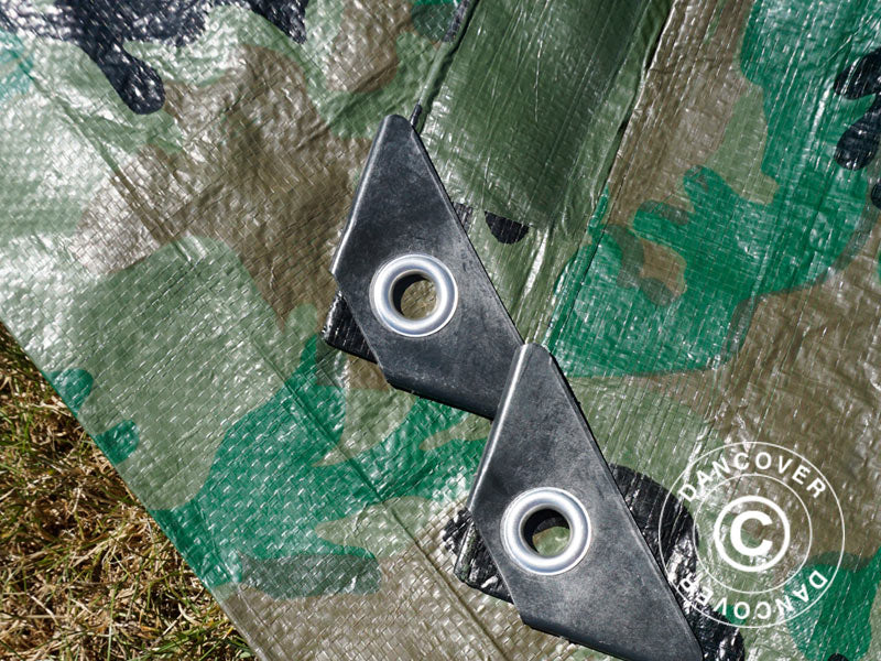 Kamuflasjepresenning Woodland 1,9x3m, 100g/m²