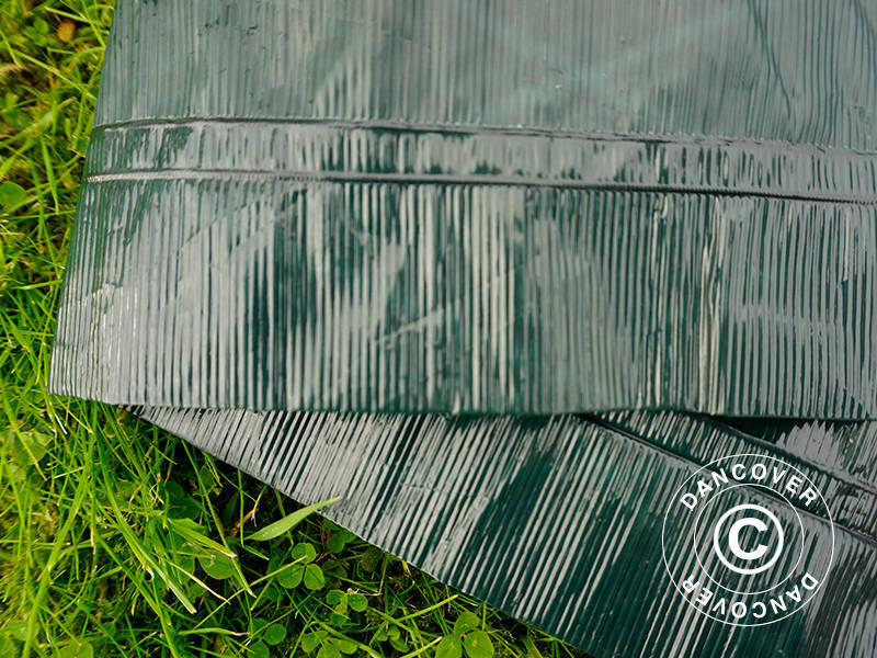 Presenning 4x6 m, PE 90 g/m², forsterket, mørkegrønn