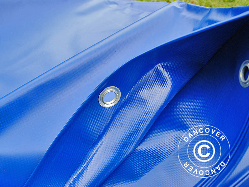 Presenning 6x8m, PVC 570g/m², Blå