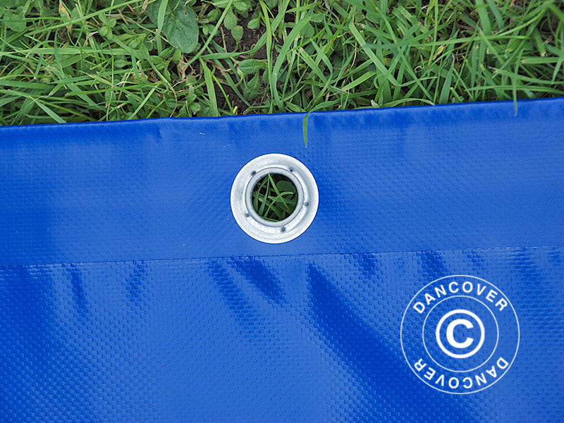Presenning 4x6m, PVC 570g/m², Blå