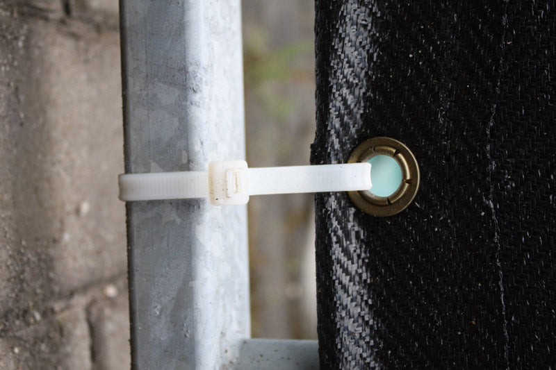 Gjerde presenning 1,76x3,41m, PE 150g/m², Sort