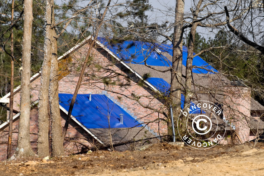 Presenning 10x12m, PVC 570g/m², Blå