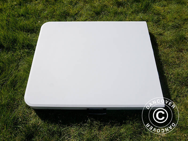 Sammenleggbart bord 180x74x74cm, lys grå (1 stk.)