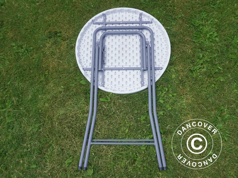 Rundt Bar bord PRO Ø80cm, Lysegrå