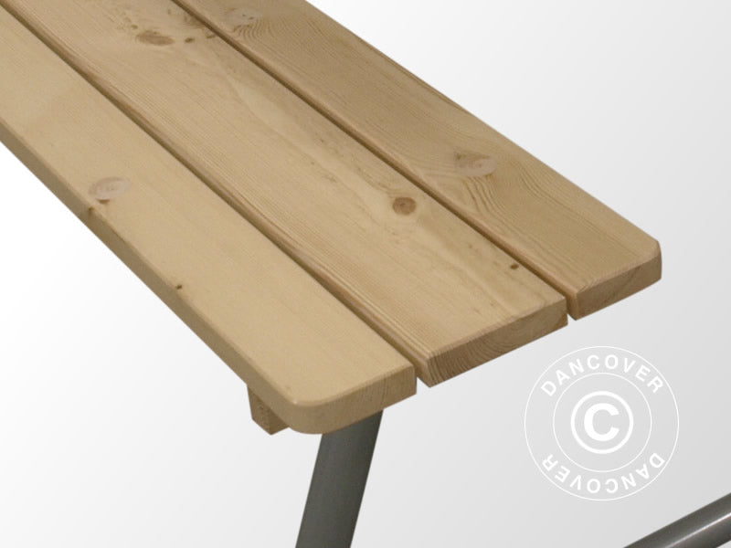 Piknik bord, 1,75x1,60m, Naturlig