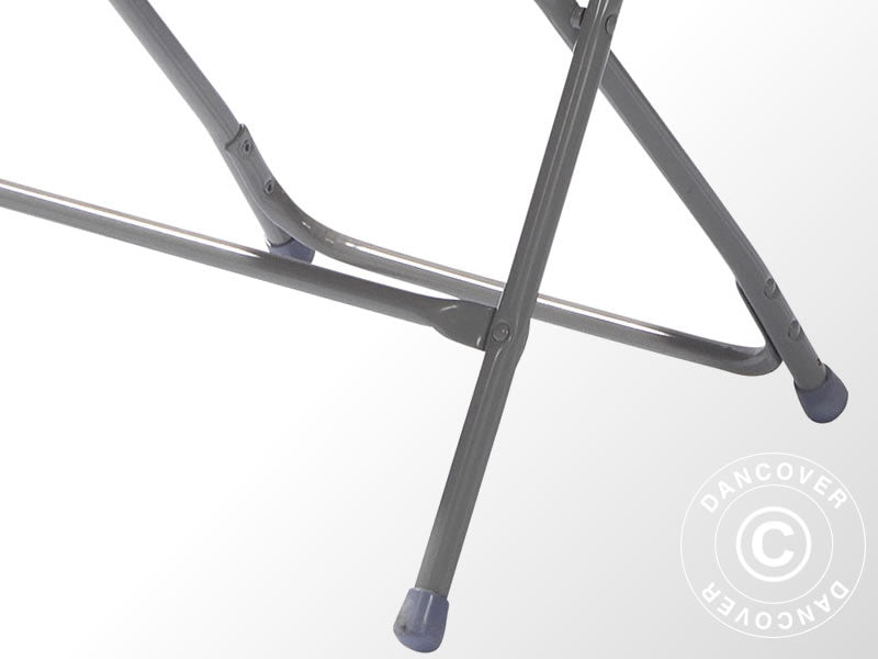 Klappstol 43x45x80cm, vinrød/grå, 10 stk. BARE 1 SETT IGJEN