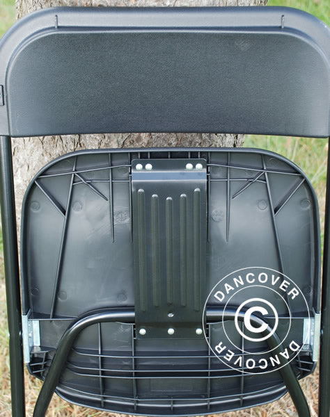 Klappstoler 44x44x80cm, Svart, 8 stk.