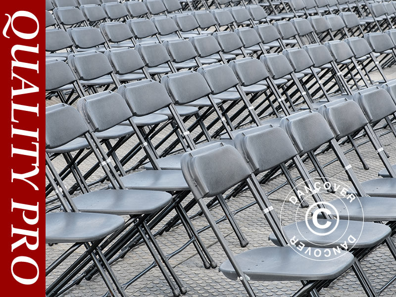 Klappstoler 44x44x80cm, Svart, 24 stk.