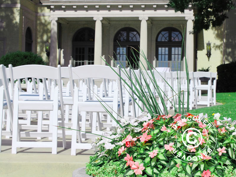 Klappstoler 44x46x77cm, Hvit, 8 stk.